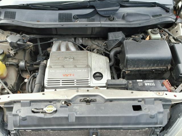 JT6HF10UXY0152767 - 2000 LEXUS RX 300 BEIGE photo 7