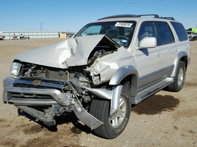 JT3GN87RXY0172846 - 2000 TOYOTA 4RUNNER LI SILVER photo 2