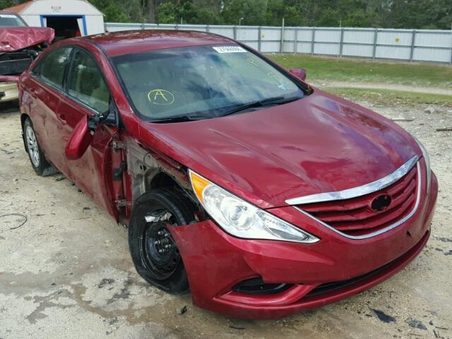 5NPEB4AC5CH362378 - 2012 HYUNDAI SONATA GLS BURGUNDY photo 1