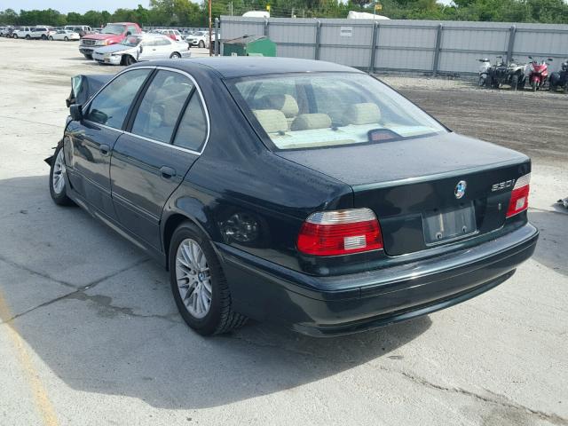 WBADT63431CF14094 - 2001 BMW 530 I AUTO GREEN photo 3