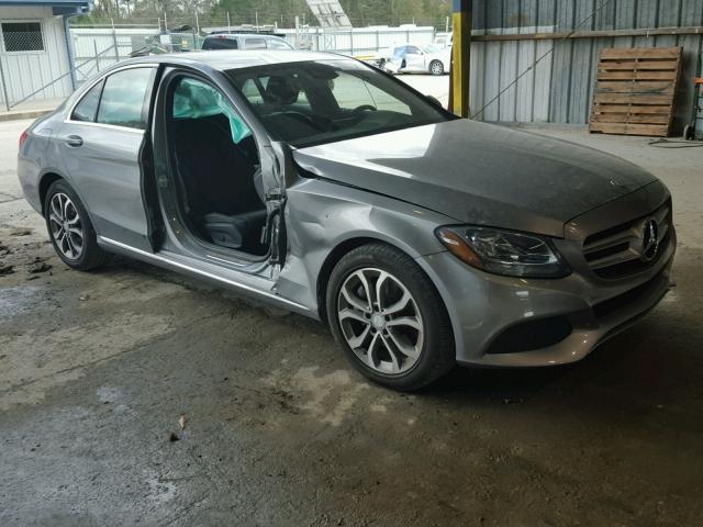 55SWF4JB1GU149544 - 2016 MERCEDES-BENZ C 300 SILVER photo 1