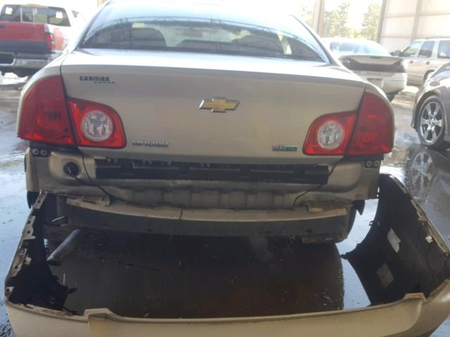 1G1ZA5EUXBF363573 - 2011 CHEVROLET MALIBU LS 金色 照片 9