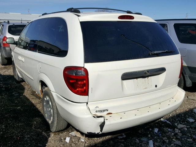 2C4GP44303R346470 - 2003 CHRYSLER TOWN & COU WHITE photo 3