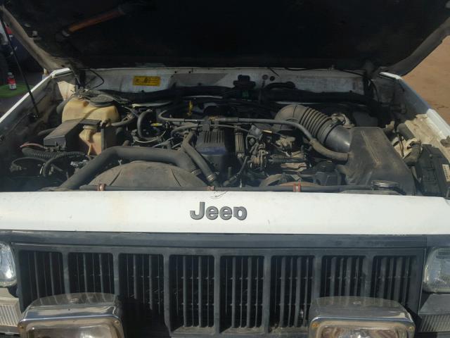 1J4FJ88S5NL200173 - 1992 JEEP CHEROKEE S WHITE photo 7