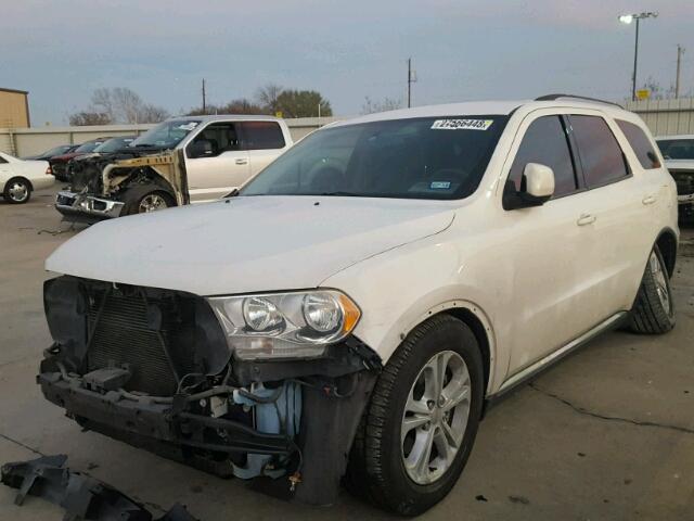 1D4RD4GG4BC633935 - 2011 DODGE DURANGO CR WHITE photo 2