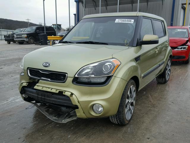 KNDJT2A6XD7535523 - 2013 KIA SOUL + GREEN photo 2