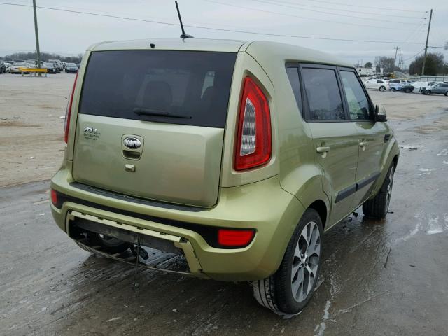 KNDJT2A6XD7535523 - 2013 KIA SOUL + GREEN photo 4