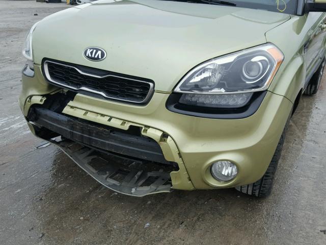 KNDJT2A6XD7535523 - 2013 KIA SOUL + GREEN photo 9