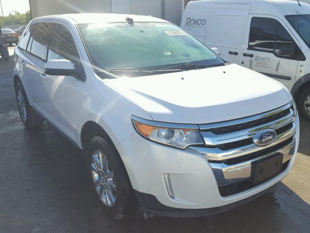 2FMDK3JC0CBA67265 - 2012 FORD EDGE SEL WHITE photo 1