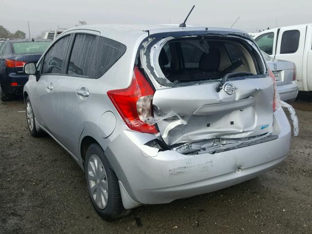 3N1CE2CP8EL393231 - 2014 NISSAN VERSA NOTE SILVER photo 3