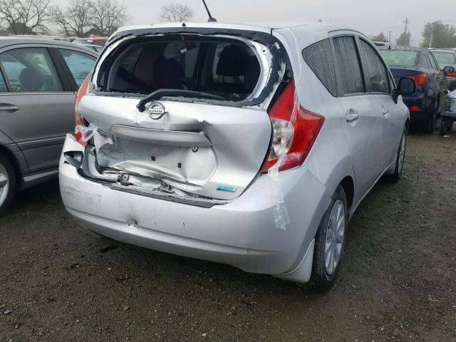 3N1CE2CP8EL393231 - 2014 NISSAN VERSA NOTE SILVER photo 4