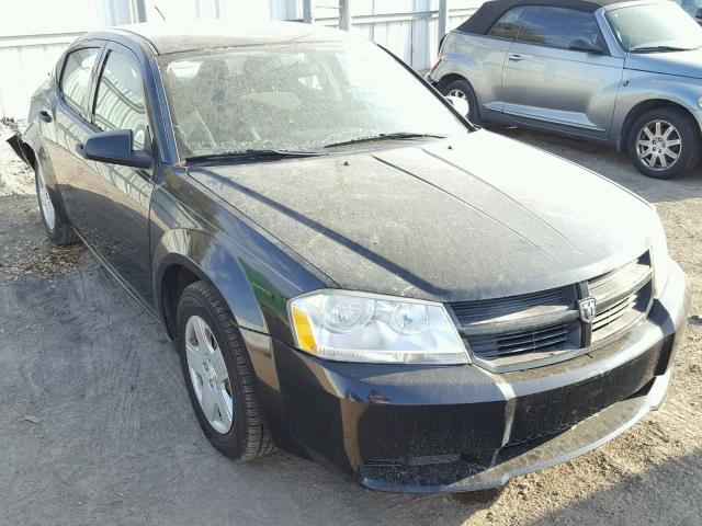 1B3LC46B09N556881 - 2009 DODGE AVENGER SE BLACK photo 1