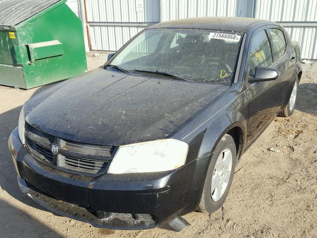 1B3LC46B09N556881 - 2009 DODGE AVENGER SE BLACK photo 2