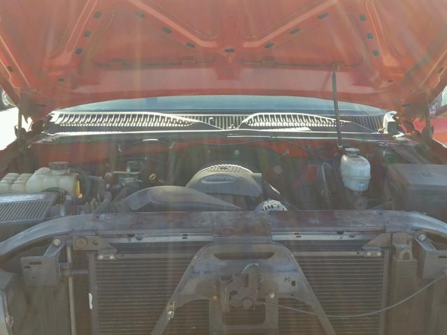 1GCHK29U57E190549 - 2007 CHEVROLET SILVERADO RED photo 7