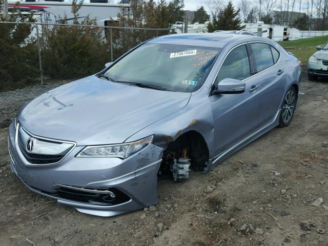 19UUB3F7XGA000319 - 2016 ACURA TLX ADVANC BLUE photo 2