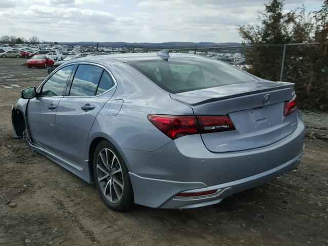 19UUB3F7XGA000319 - 2016 ACURA TLX ADVANC BLUE photo 3