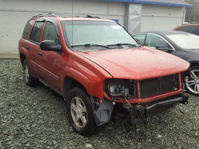 1GNDS13S332365061 - 2003 CHEVROLET TRAILBLAZE RED photo 1