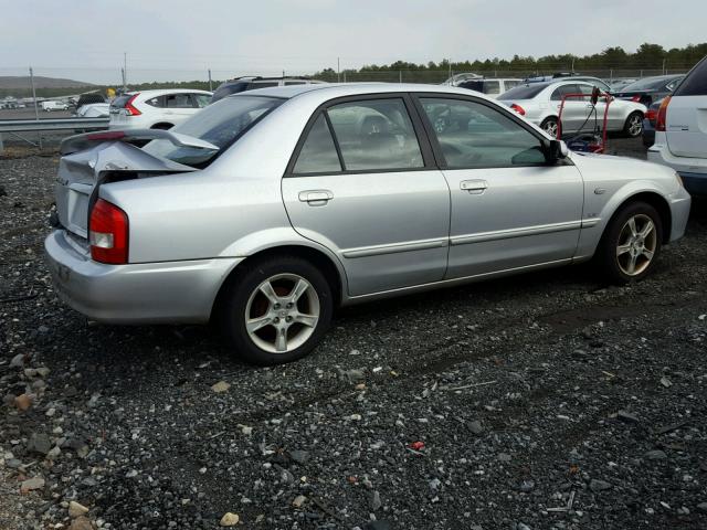 JM1BJ225230102978 - 2003 MAZDA PROTEGE DX SILVER photo 4