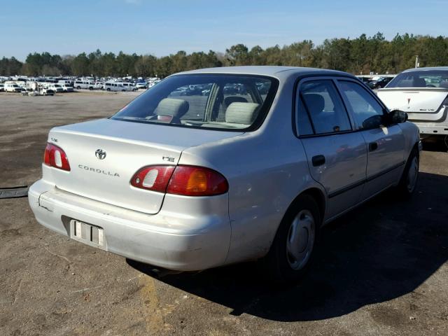 1NXBR12E2YZ333748 - 2000 TOYOTA COROLLA VE SILVER photo 4