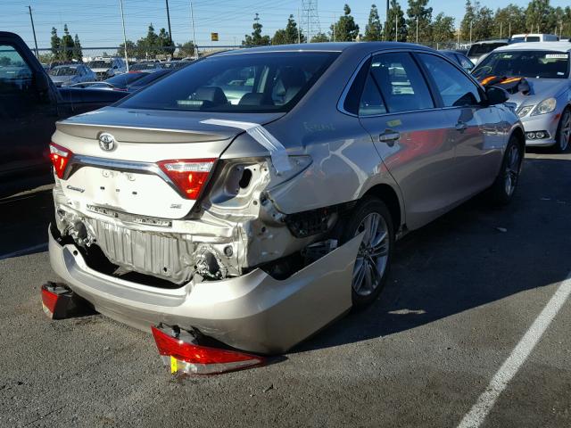 4T1BF1FK8FU486544 - 2015 TOYOTA CAMRY LE GRAY photo 4