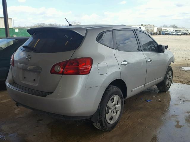 JN8AS5MT3DW554236 - 2013 NISSAN ROGUE S SILVER photo 4