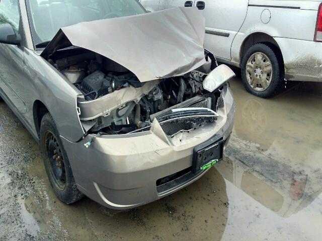 1G1ZS58F67F236725 - 2007 CHEVROLET MALIBU LS ყავისფერი ფოტო 9