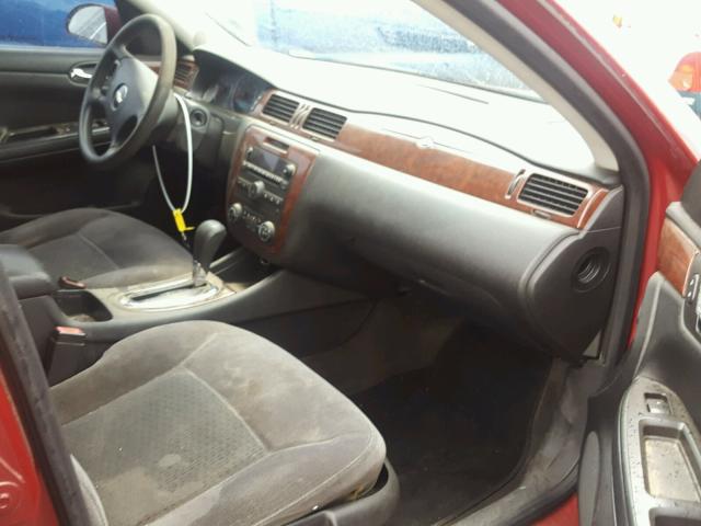 2G1WT58K169365217 - 2006 CHEVROLET IMPALA LT RED photo 5