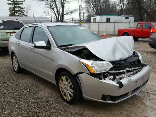 1FAHP3HN8BW144255 - 2011 FORD FOCUS SEL SILVER photo 1