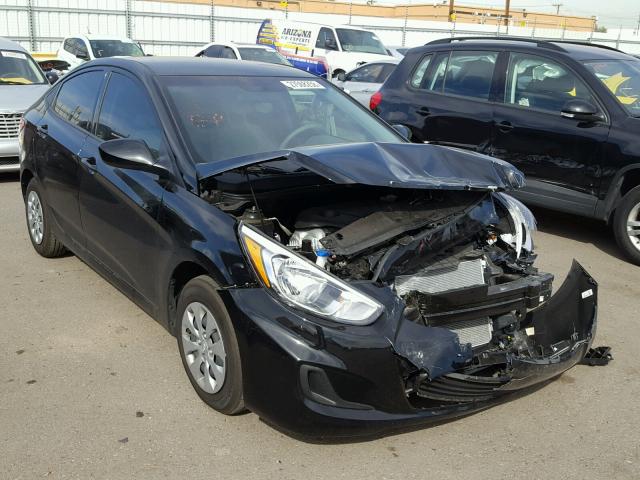 KMHCT4AE4HU376643 - 2017 HYUNDAI ACCENT SE BLACK photo 1