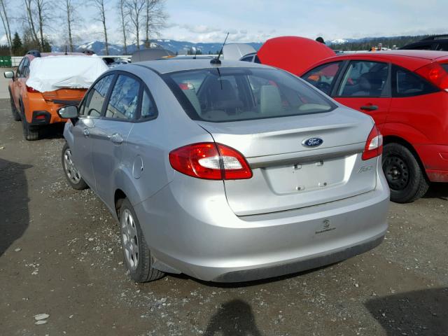 3FADP4AJ7DM118583 - 2013 FORD FIESTA S SILVER photo 3