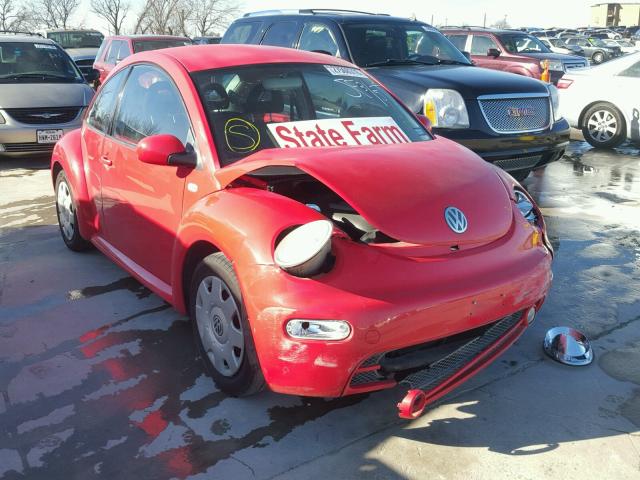 3VWCB21C61M463929 - 2001 VOLKSWAGEN NEW BEETLE RED photo 1