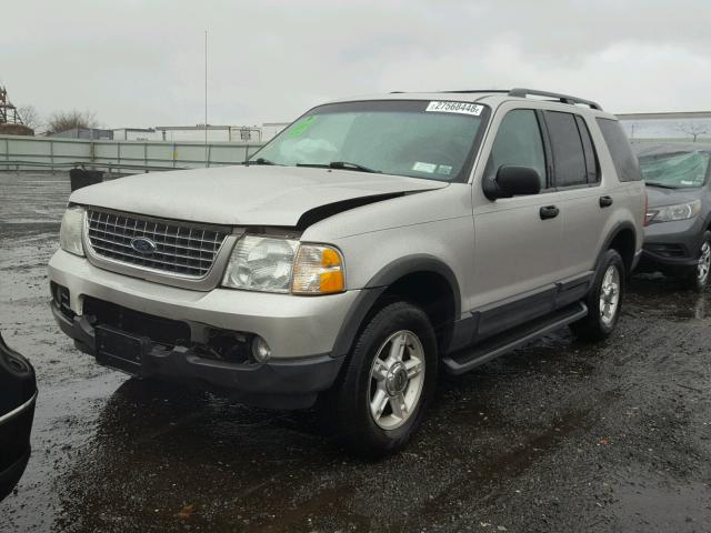 1FMZU73K73UC25445 - 2003 FORD EXPLORER X SILVER photo 2