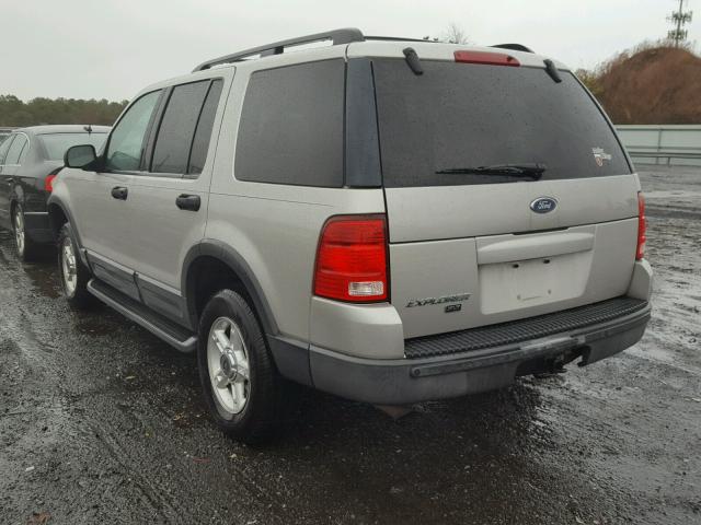 1FMZU73K73UC25445 - 2003 FORD EXPLORER X SILVER photo 3