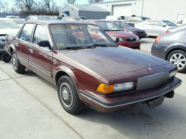 3G4AH54N1LS600891 - 1990 BUICK CENTURY CU BURGUNDY photo 1