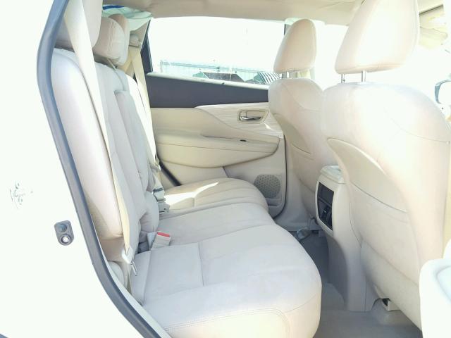 5N1AZ2MH2FN227848 - 2015 NISSAN MURANO S WHITE photo 6