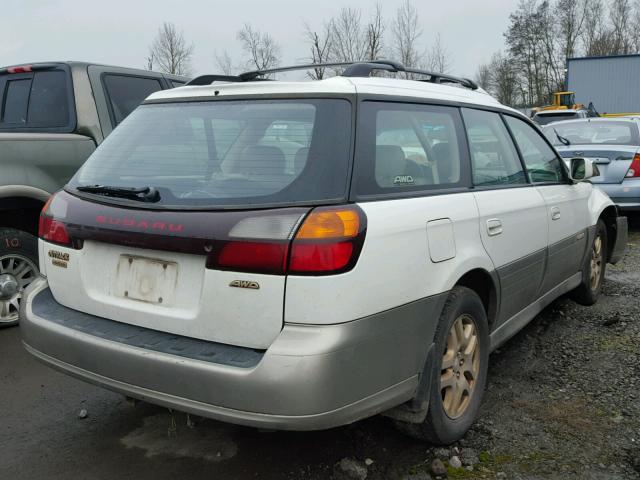 4S3BH6869Y7604386 - 2000 SUBARU LEGACY OUT WHITE photo 4