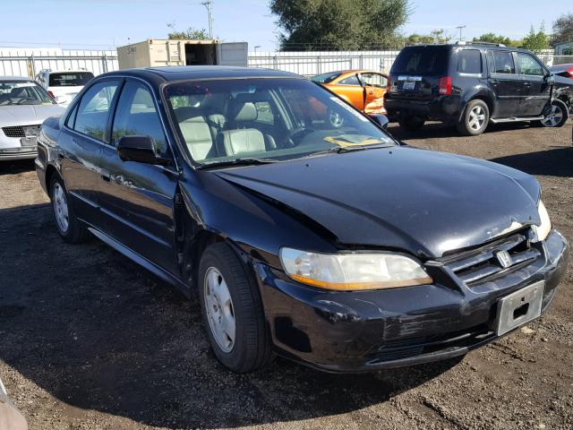 1HGCG16502A057573 - 2002 HONDA ACCORD EX BLACK photo 1