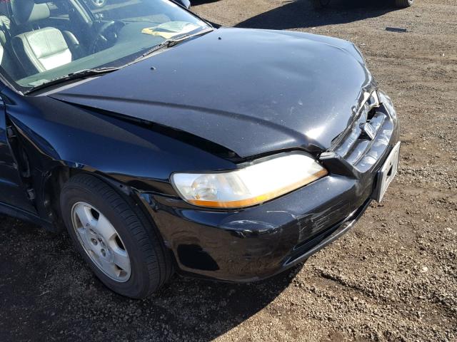 1HGCG16502A057573 - 2002 HONDA ACCORD EX BLACK photo 9