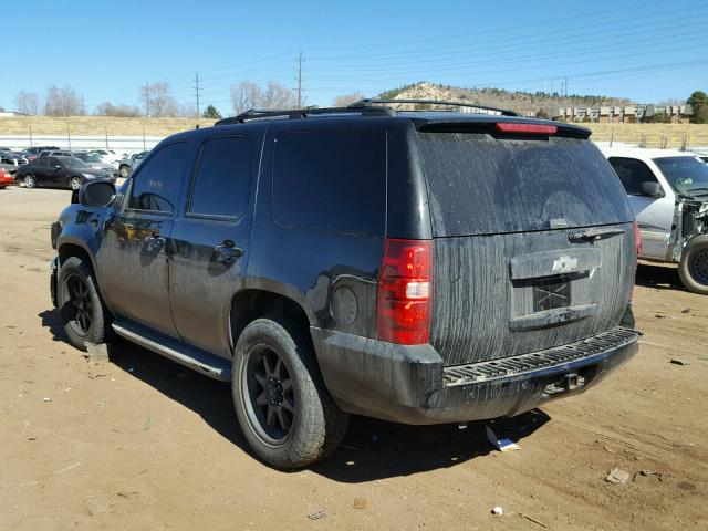 1GNFK13097R106966 - 2007 CHEVROLET TAHOE K150 BLACK photo 3