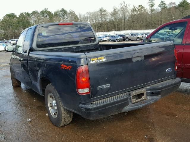 1FTZX1727XNA88803 - 1999 FORD F150 BLACK photo 3