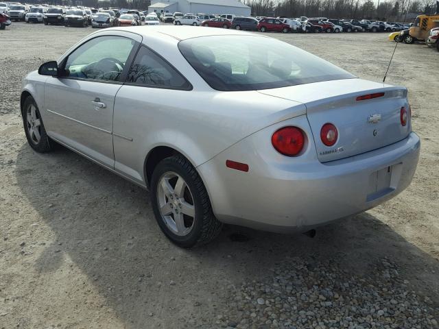 1G1AT18H097264781 - 2009 CHEVROLET COBALT LT SILVER photo 3