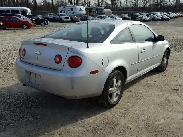 1G1AT18H097264781 - 2009 CHEVROLET COBALT LT SILVER photo 4