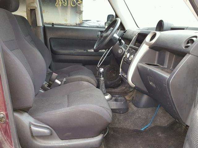 JTLKT334340143678 - 2004 TOYOTA SCION XB 勃艮第红 照片 5