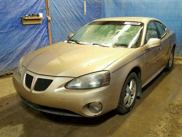 2G2WP522751131122 - 2005 PONTIAC GRAND PRIX BEIGE photo 2