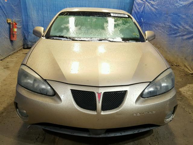 2G2WP522751131122 - 2005 PONTIAC GRAND PRIX BEIGE photo 9