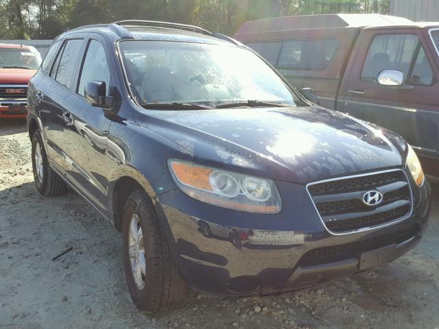 5NMSG13D97H124691 - 2007 HYUNDAI SANTA FE G BLUE photo 1