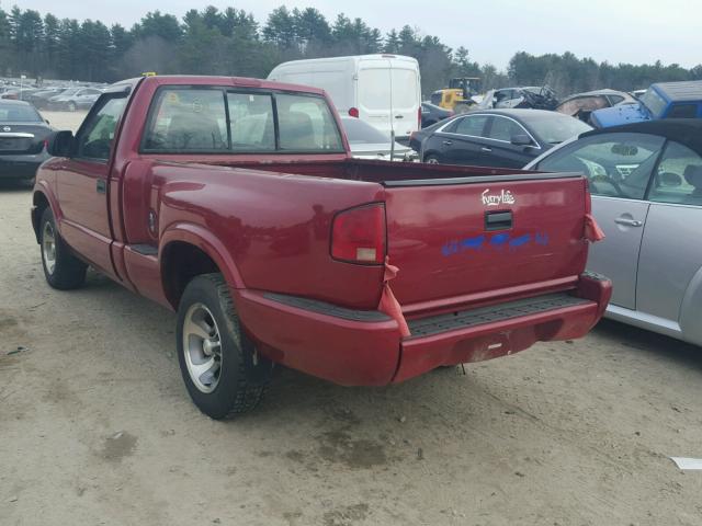 1GCCS1444Y8167811 - 2000 CHEVROLET S TRUCK S1 RED photo 3