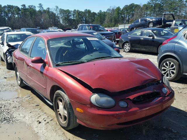 1FAFP53U6XA181925 - 1999 FORD TAURUS SE BURGUNDY photo 1