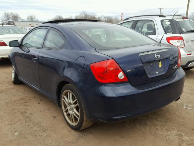 JTKDE177X70177413 - 2007 SCION TC BLUE photo 3