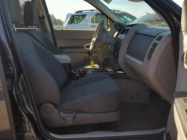 1FMCU02729KA11784 - 2009 FORD ESCAPE XLS GRAY photo 5